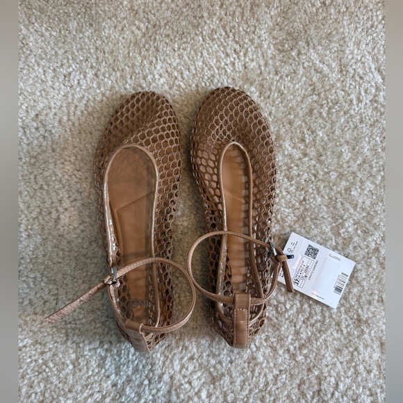 NWT Mango BALLET FLATS WITH MESH BRACELET - Picture 4 of 4